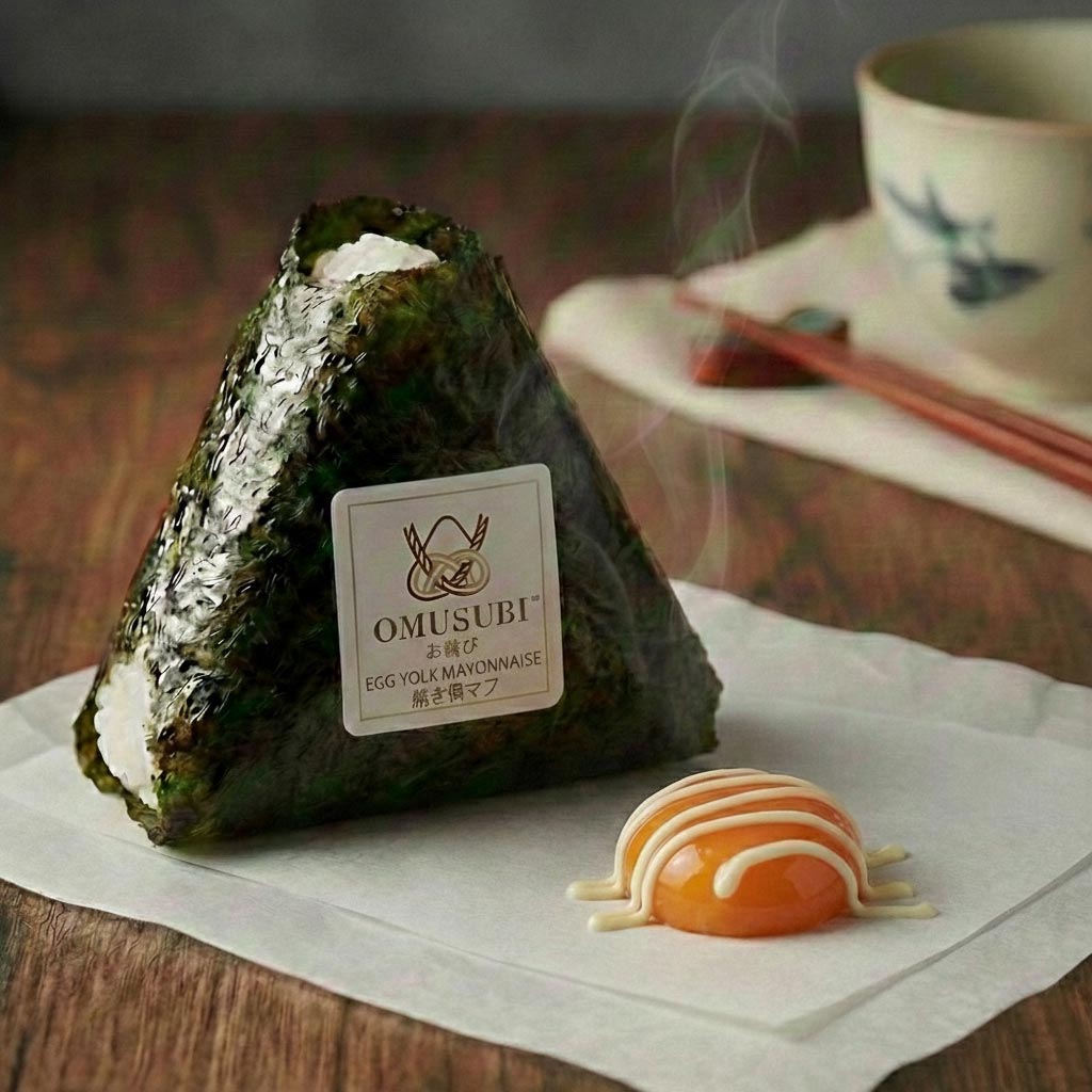 Egg Yolk and Mayo Onigiri